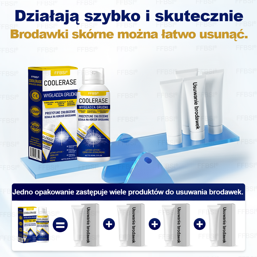 FFBSI®  CoolErase Spray do regeneracji skóry☘️(Brodawe, Pęcherze, Wypryski, Łuszczyca, Zmiany skórne, Trądzik, Skórne narośle, Blizny, Pieprzyki)