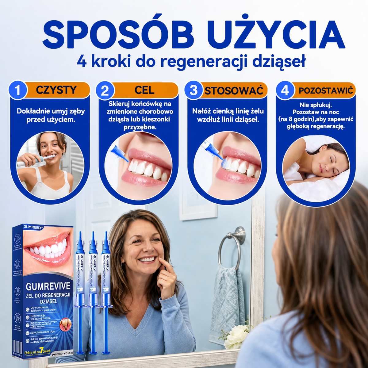 🇪🇺🏅🦷 Evolvion® GumRevive Żel do regeneracji przyzębia⚡