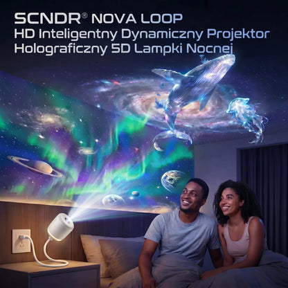 𝐒𝐂𝐍𝐃𝐑®🌃Ostatni dzień promocji! 🐳 – Projektor nocny – Inteligentny holograficzny projektor gwiazd🐳1