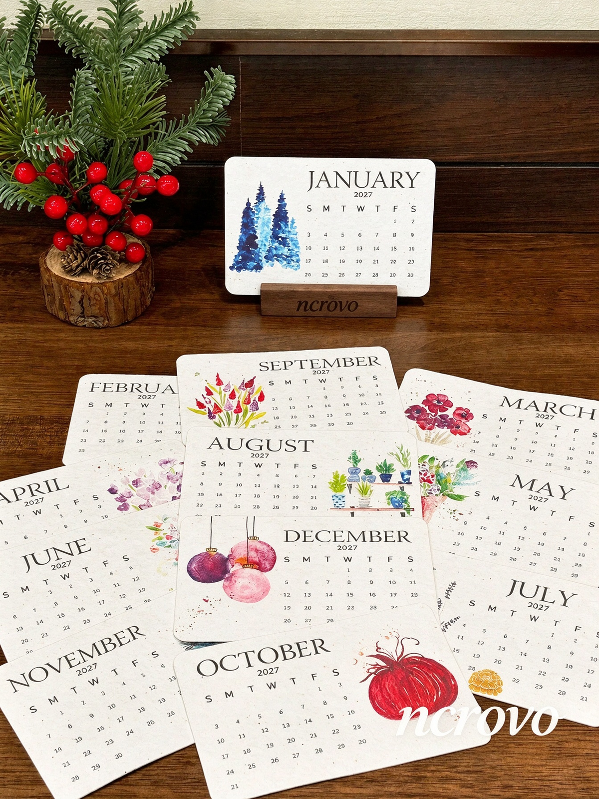 🌱Eco-Friendly Plantable “Timeless” Seed Calendar 2027 ✨ Plan • Plant • Grow • Enjoy