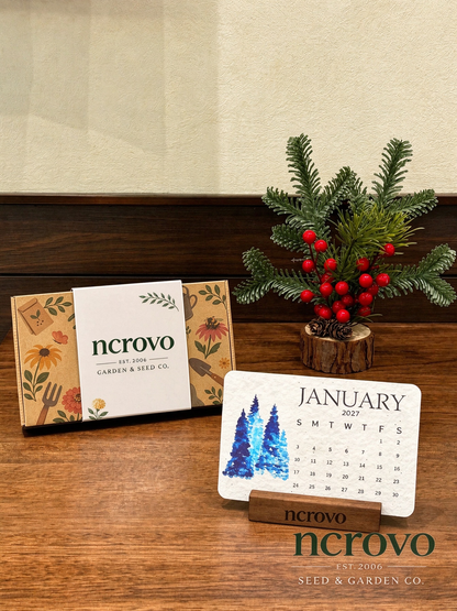 🌱Eco-Friendly Plantable “Timeless” Seed Calendar 2027 ✨ Plan • Plant • Grow • Enjoy